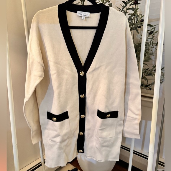 & Other Stories Oversized Gold button Cardigan Size M - Picture 2 of 14